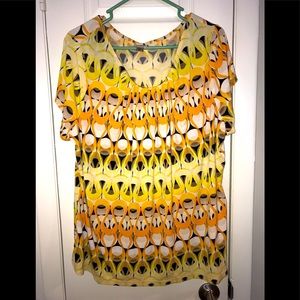 Golden yellow blouse